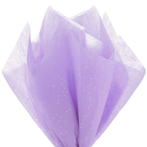 Amethyst Purple With Gems Tissue Paper, 6 sheets, Amethyst Gems
