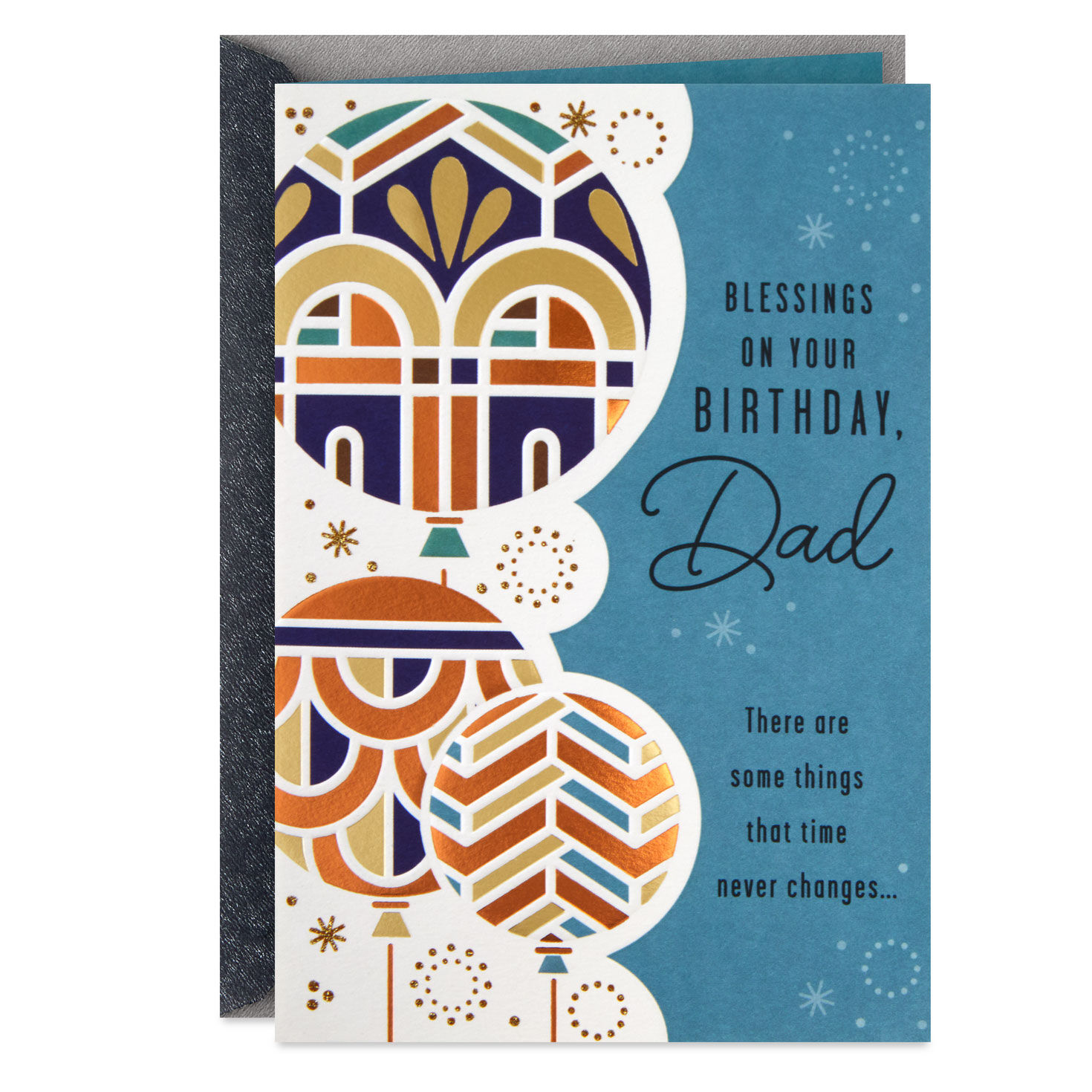 Blessed to Call You Dad Religious Birthday Card