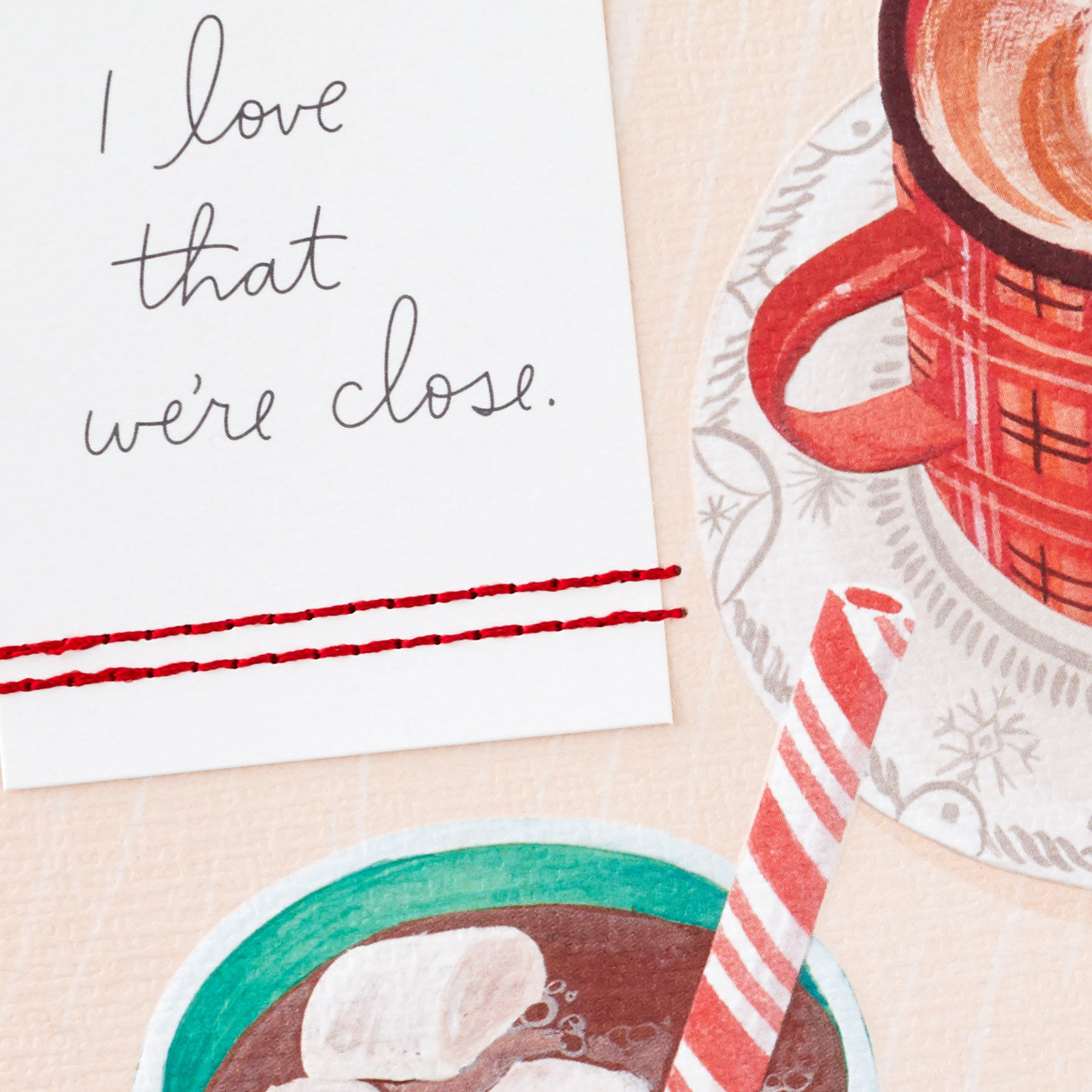 I Love That We're Close Christmas Card for Mom From Daughter, , large image number 5