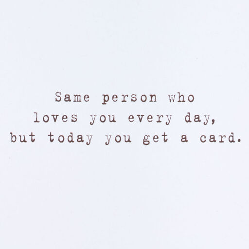 Guess Who Loves You Today Funny Love Card, 
