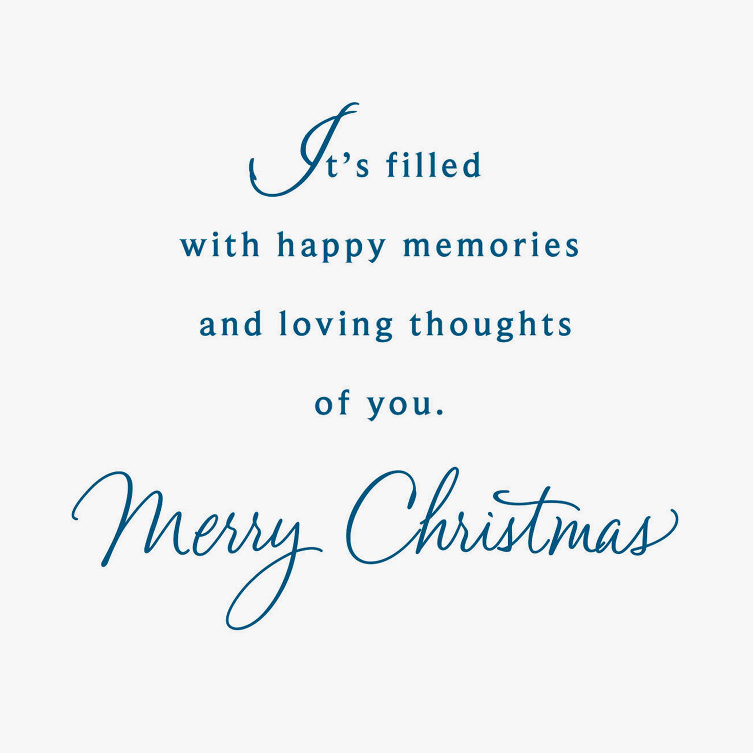 Gold and Blue Snowflakes Adult Grandson Christmas Card Sentiment image number 2