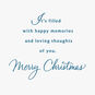 Gold and Blue Snowflakes Adult Grandson Christmas Card Sentiment image number 2