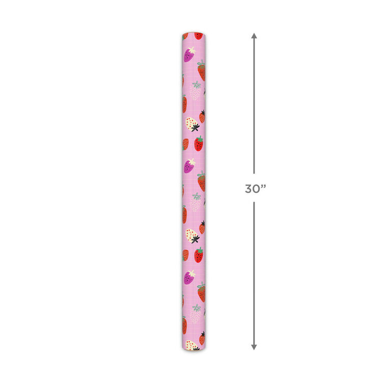 Colorful Strawberries Fruit-Scented Wrapping Paper  image number 5