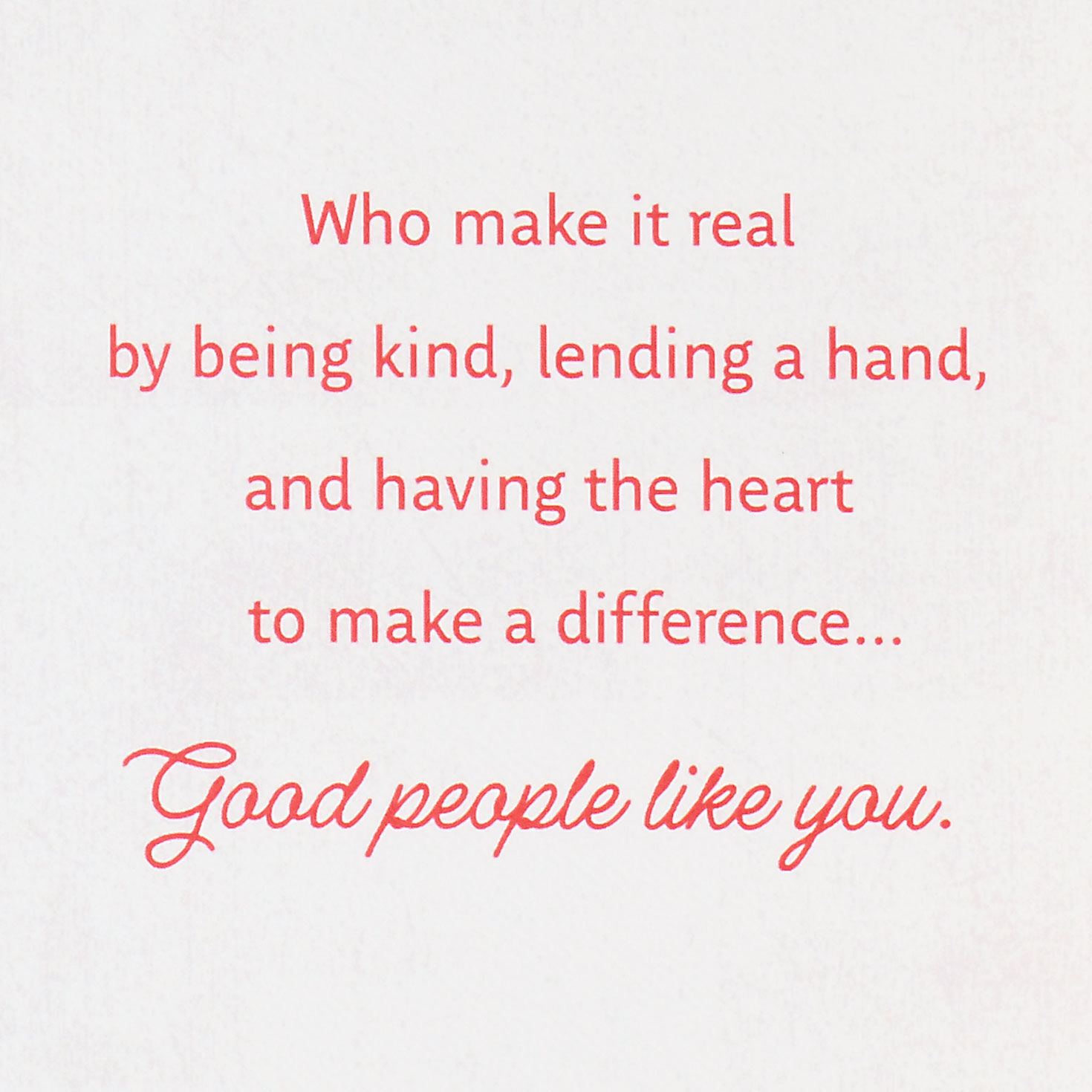 UNICEF Thankful for Good People Like You Christmas Card for only USD 4.99 | Hallmark