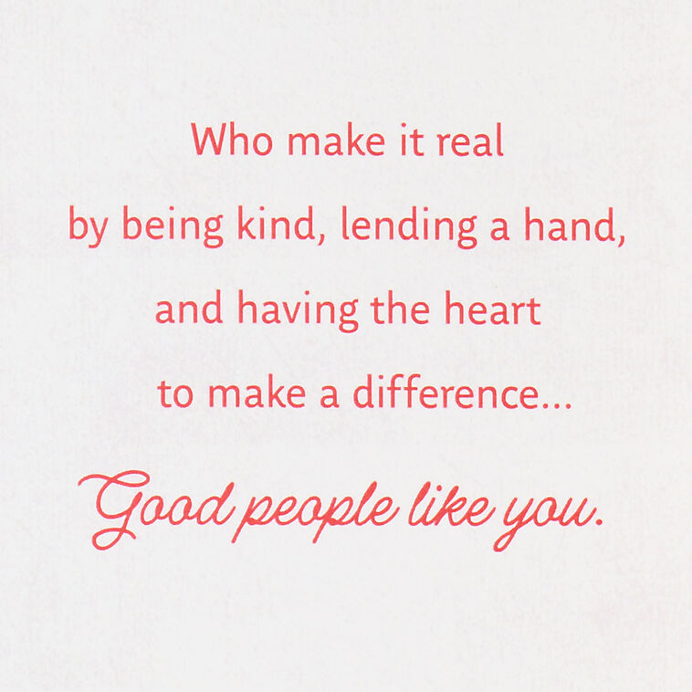 UNICEF Thankful for Good People Like You Christmas Card, , large image number 3