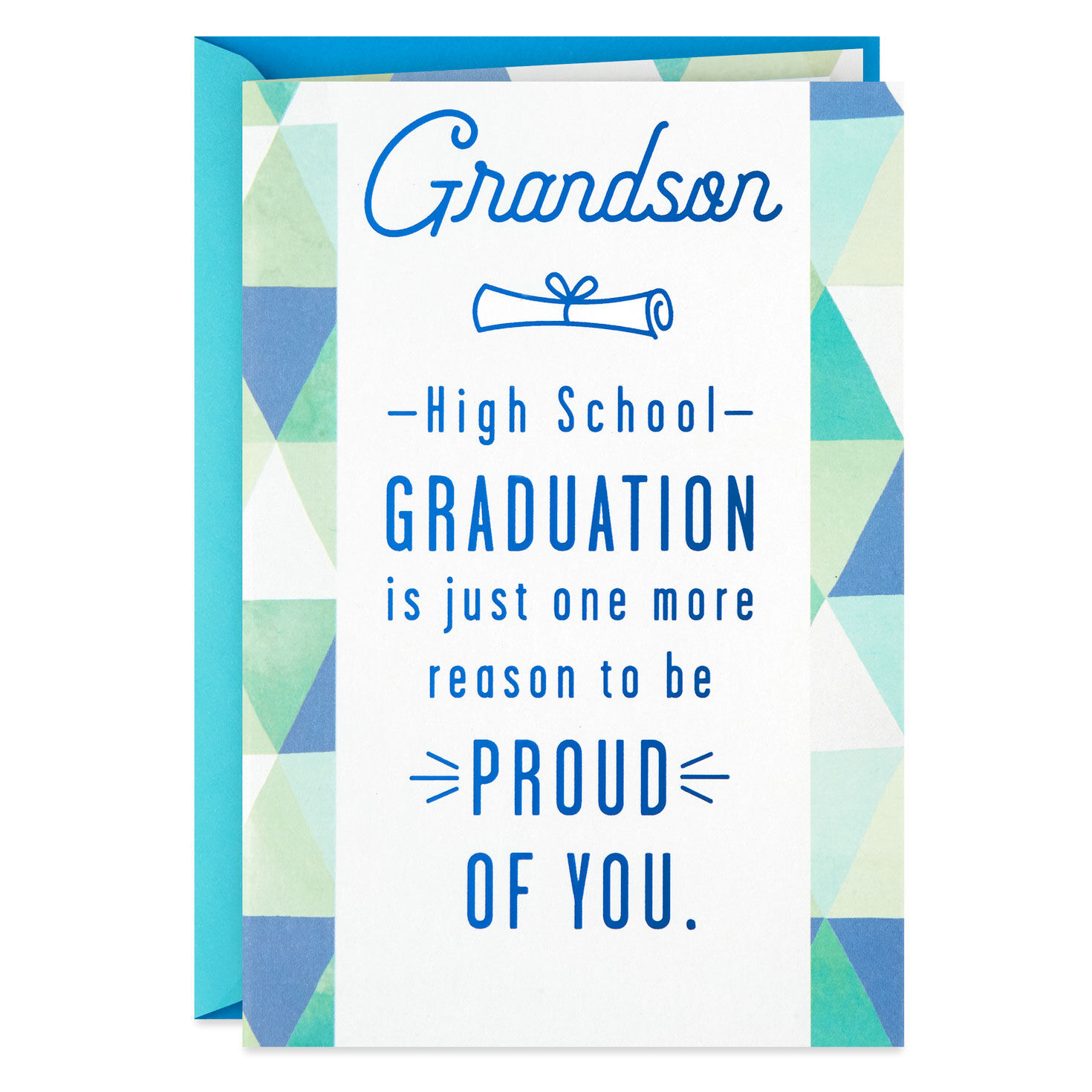 Celebrating You High School Graduation Card for Grandson