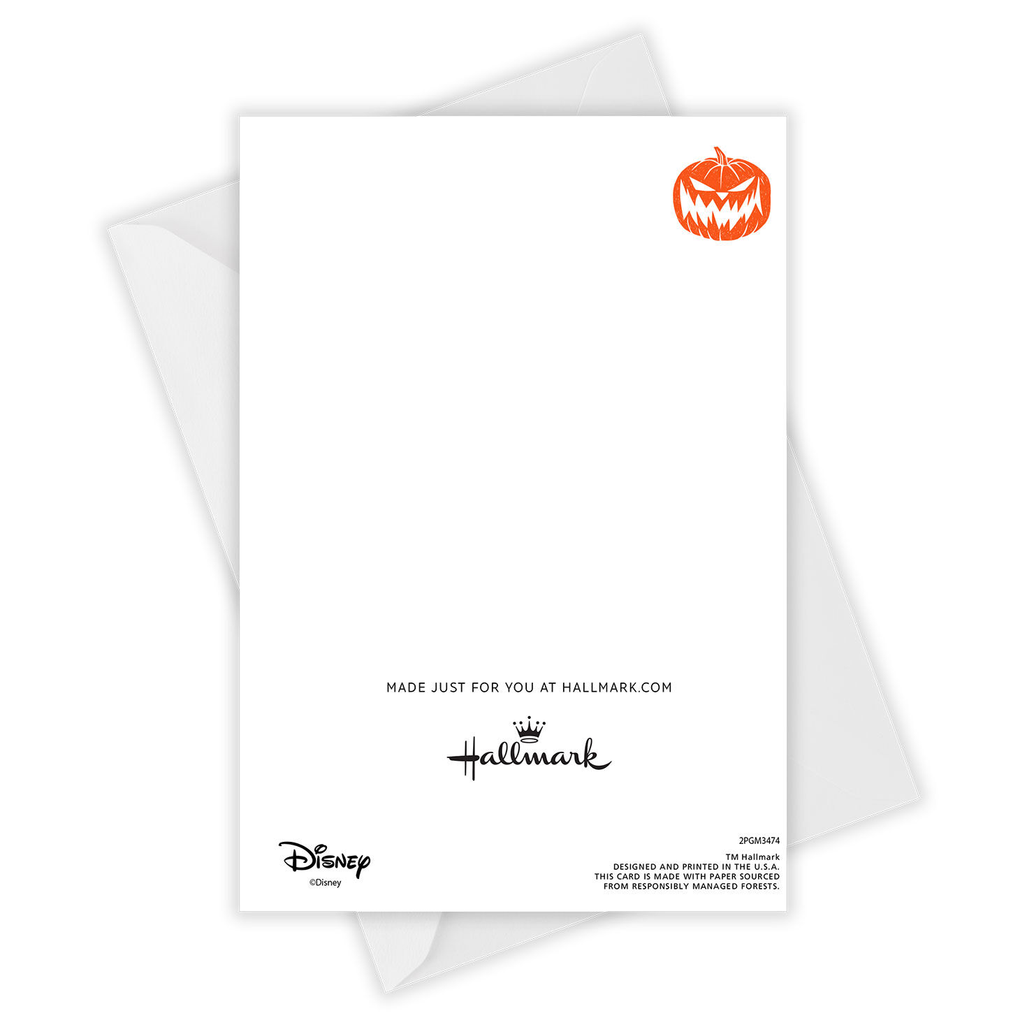 Disney Tim Burton's The Nightmare Before Christmas Jack Skellington Custom Halloween Card, , large image number 4