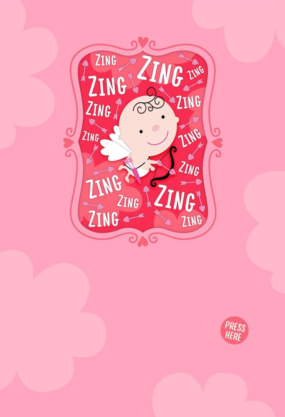 Cupid Arrow Musical Valentine's Day Card