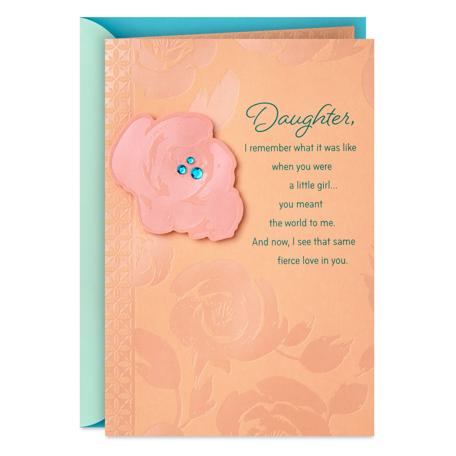 You Mean the World to Me Mother's Day Card for Daughter