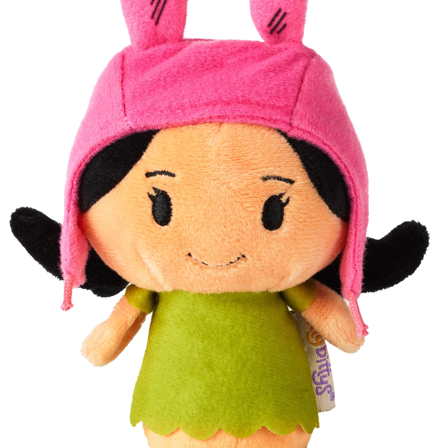Bob's Burgers Louise Belcher Plush itty bittys upclose detail image number 5
