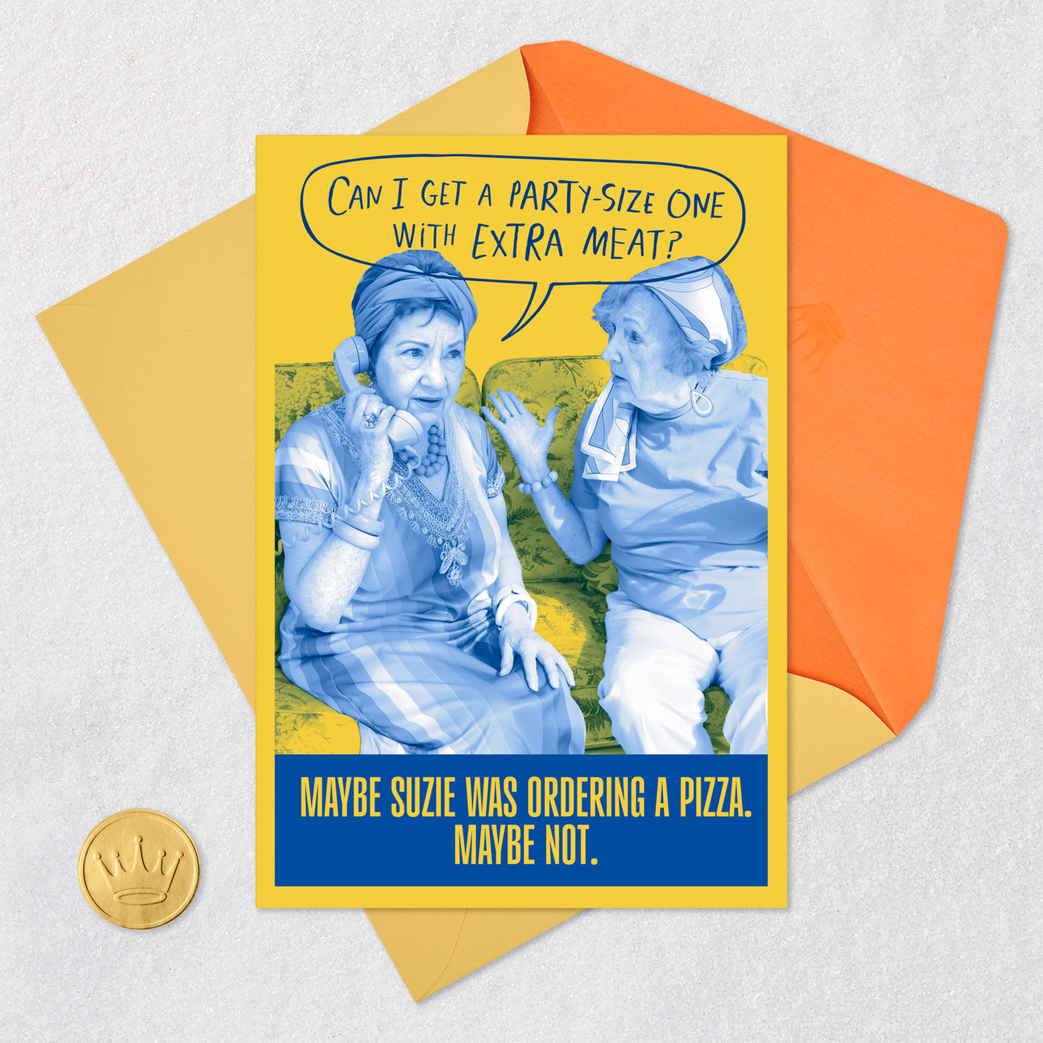 Funny Birthday Card Card with envelope and Seal image number 5