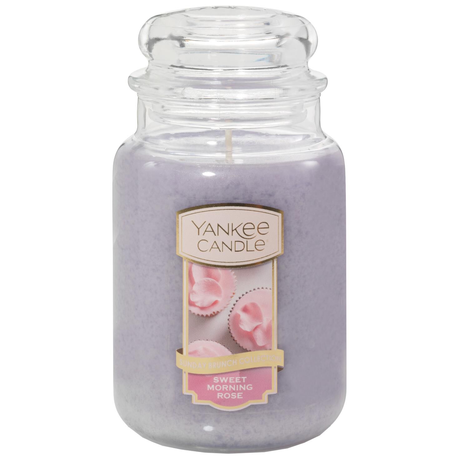 Yankee Candle Sweet Morning Rose Large Jar Candle 22 Oz