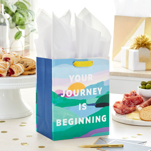 9.6" Beginning Journey Medium Gift Bag, 