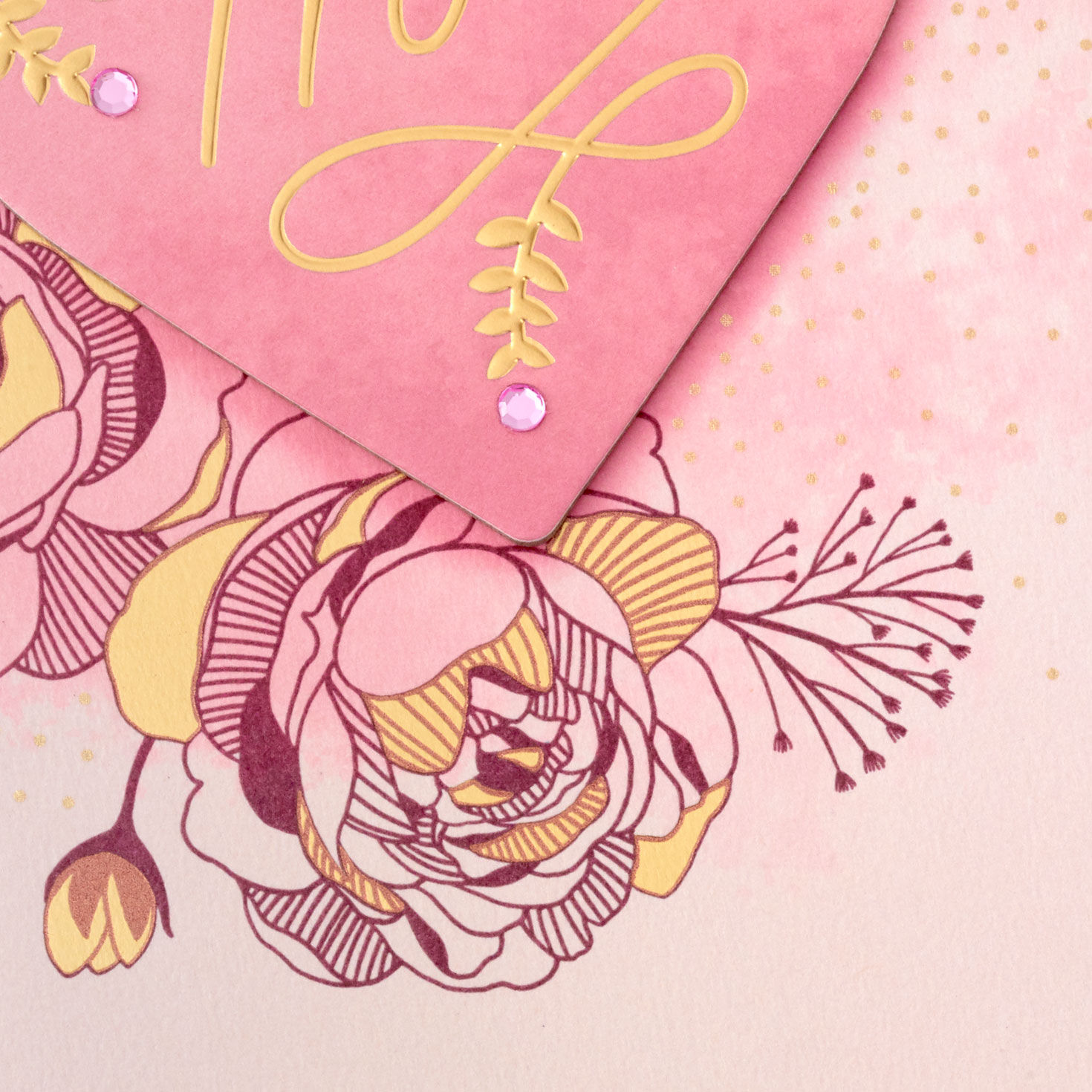 Birthday Card for Mom With Heart-Shaped Decoration Card Front Detail image number 5