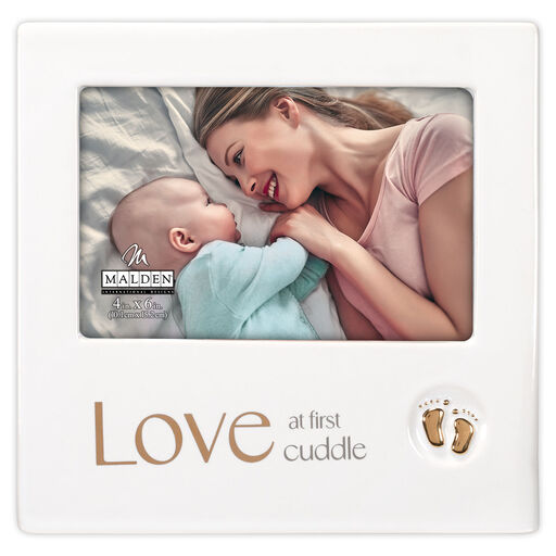 Love at First Cuddle Ceramic Picture Frame, 4x6, 