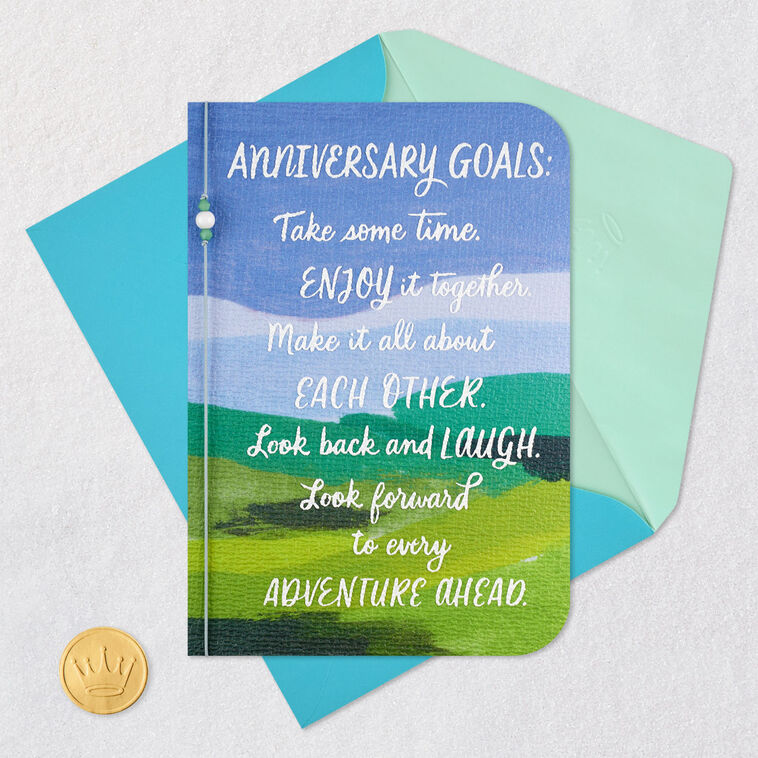 Landscape Painting Anniversary Card for Couple  image number 5