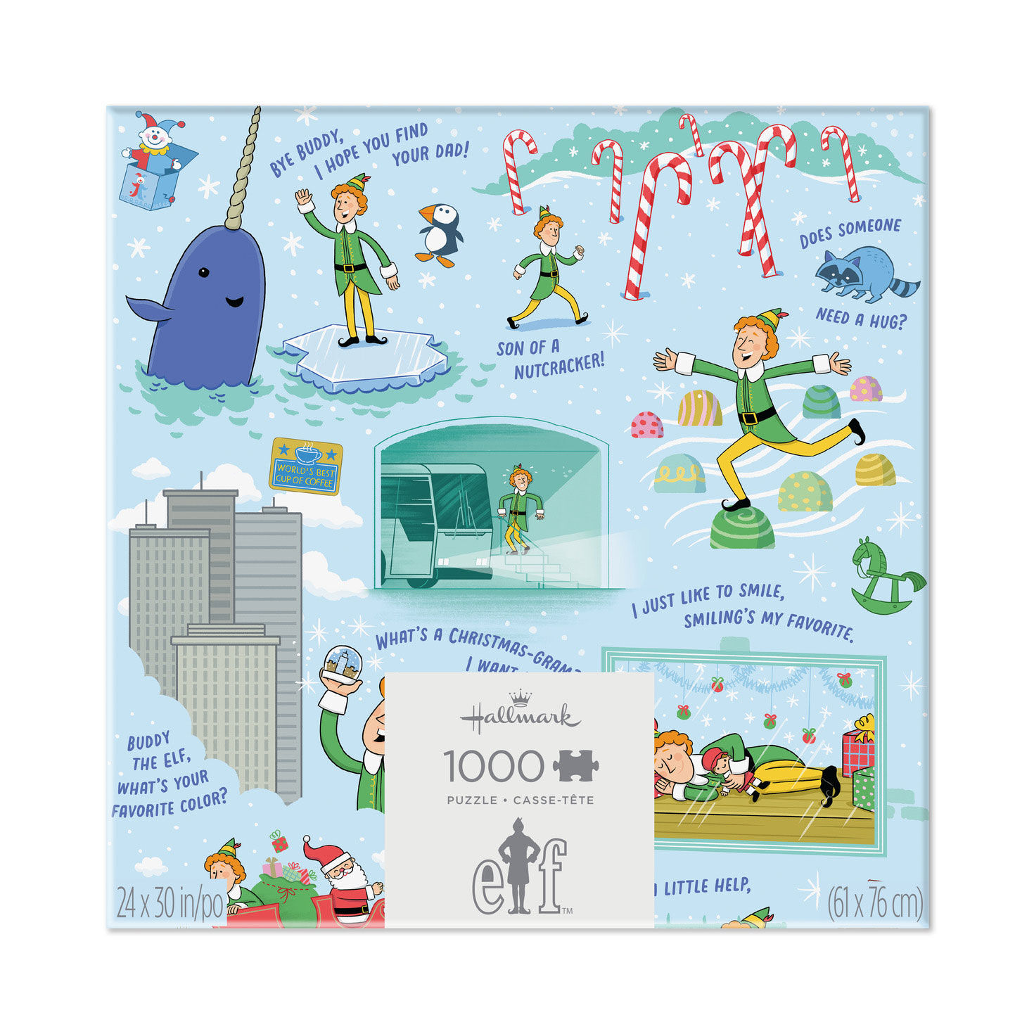 Elf Journey to New York 1000-Piece Jigsaw Puzzle for only USD 26.99 | Hallmark