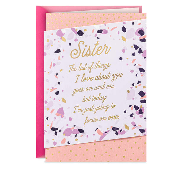 You're an Amazing Mom Mother's Day Card for Sister