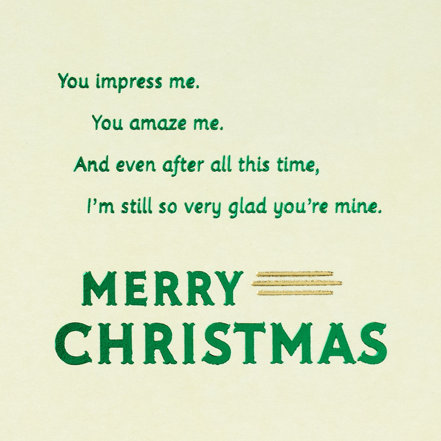 Gold and Burgundy Christmas Card for Husband Sentiment image number 3