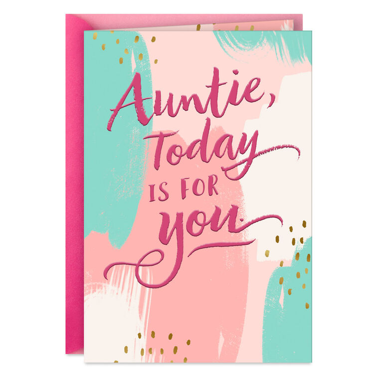 You're Admired and Loved Birthday Card for Aunt