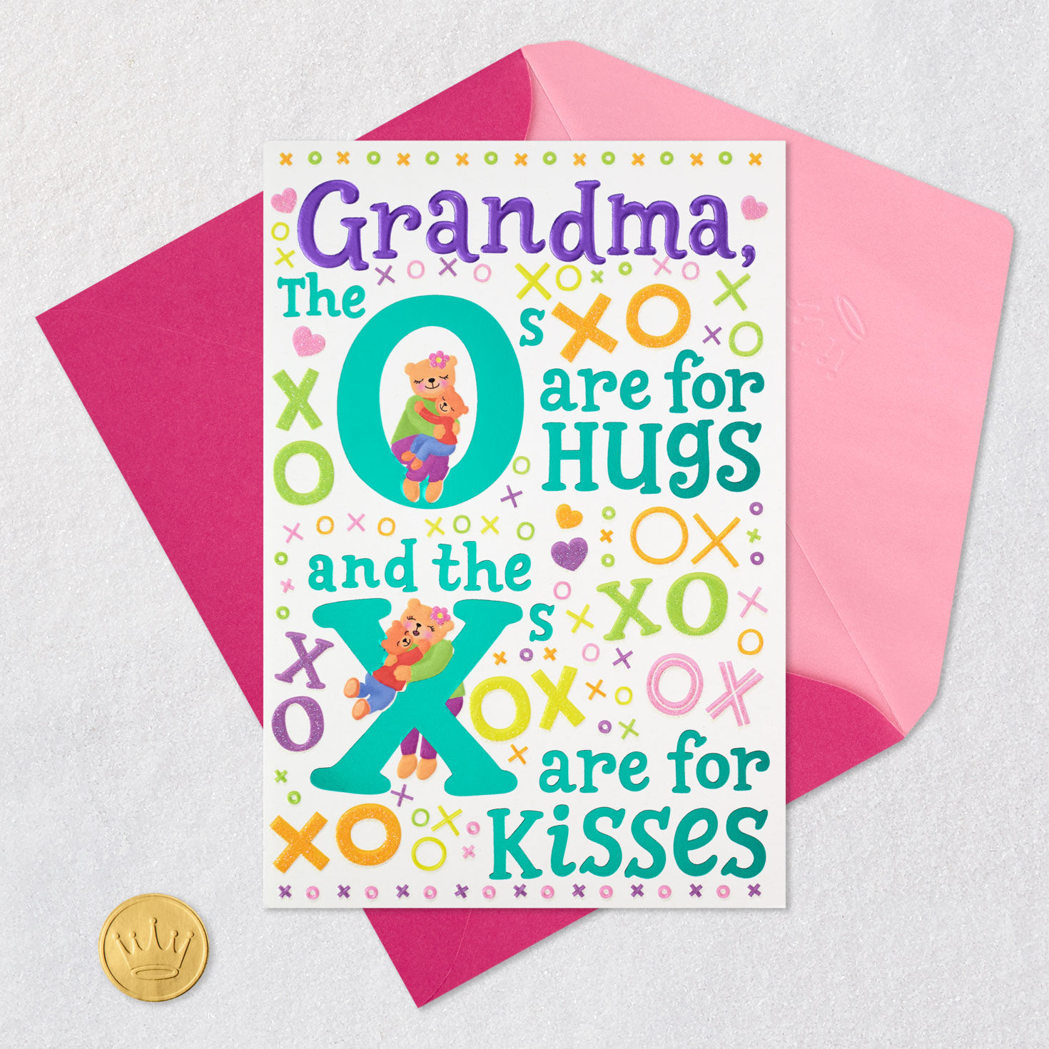 Hugs and Kisses Birthday Card for Grandma for only USD 4.99 | Hallmark