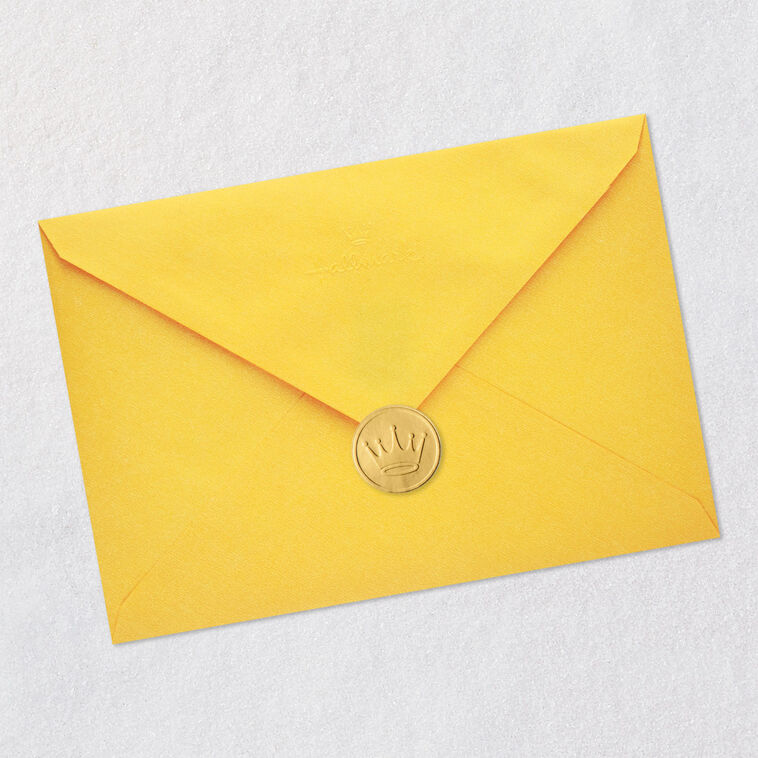 French Fries Funny Love Card Envelope Back with Seal image number 8