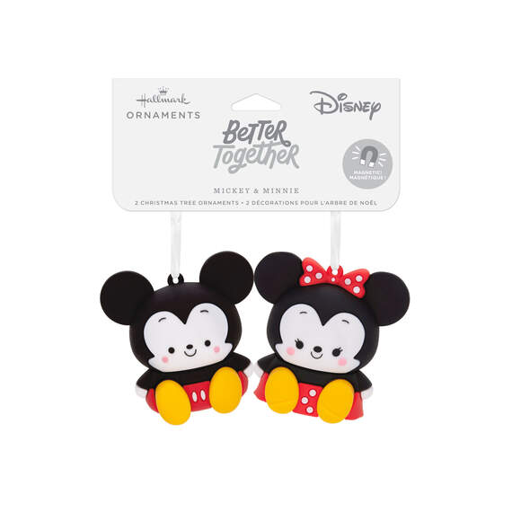 Better Together Disney Mickey and Minnie Magnetic Hallmark Ornaments, Set of 2, , large image number 4