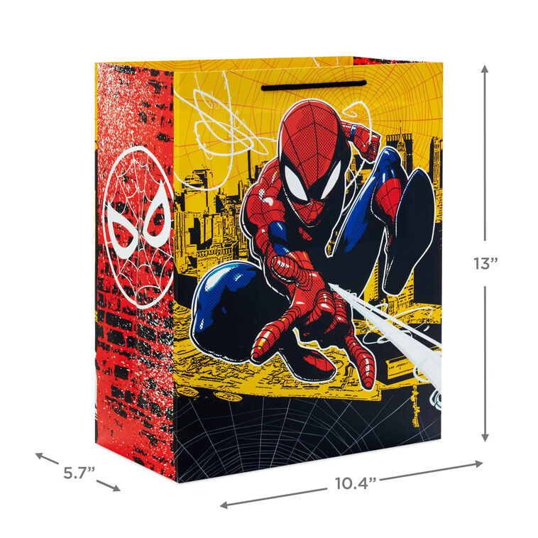 Marvel Spider-Man on City Scene Large Gift Bag measurement image number 3