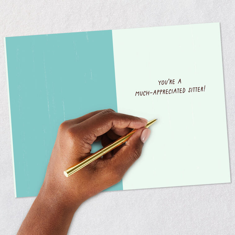 Pet Portraits Pet Sitter Thank You Card Signing card image number 6