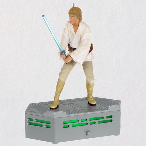 Star Wars: A New Hope™ Collection Luke Skywalker™ Ornament With Light and Sound, 