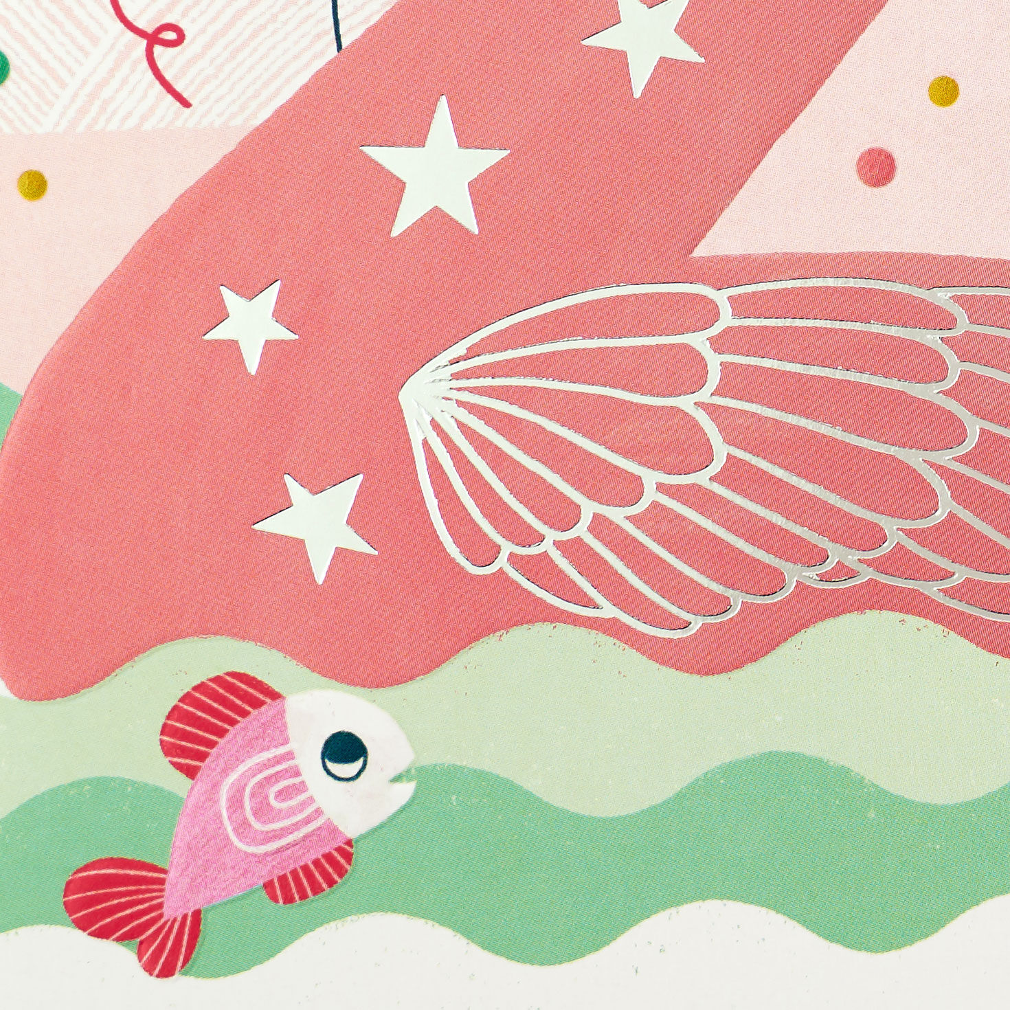 2nd Birthday Card for Girl With Flamingo Sticker Card Front Detail image number 4