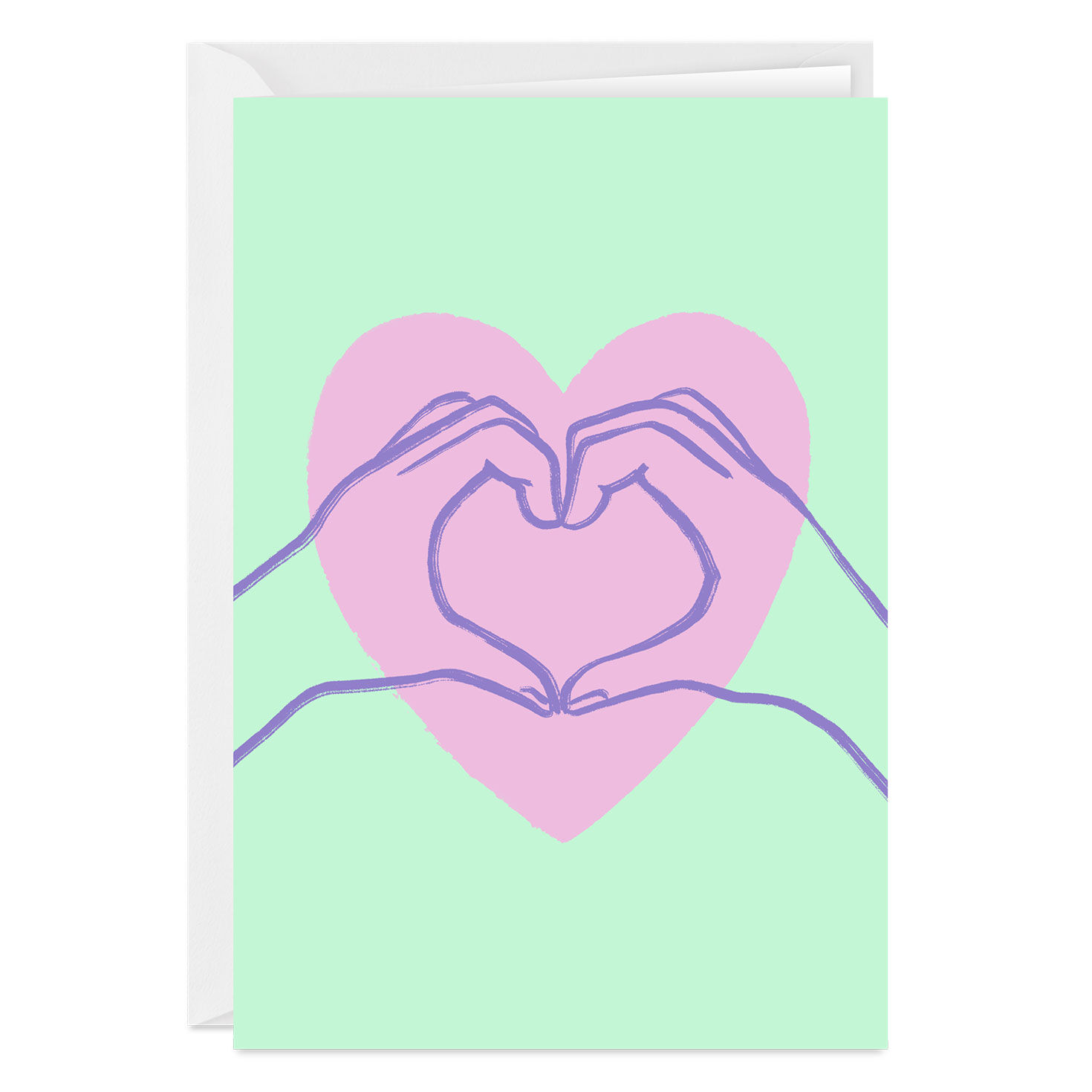 Heart Hands Custom Love Card for only USD 4.99 | Hallmark