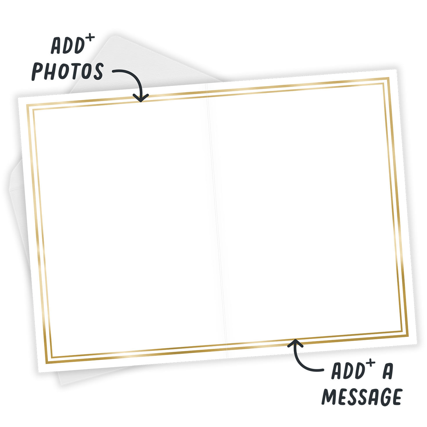 Personalized Wildflowers Frame Photo Card  image number 4