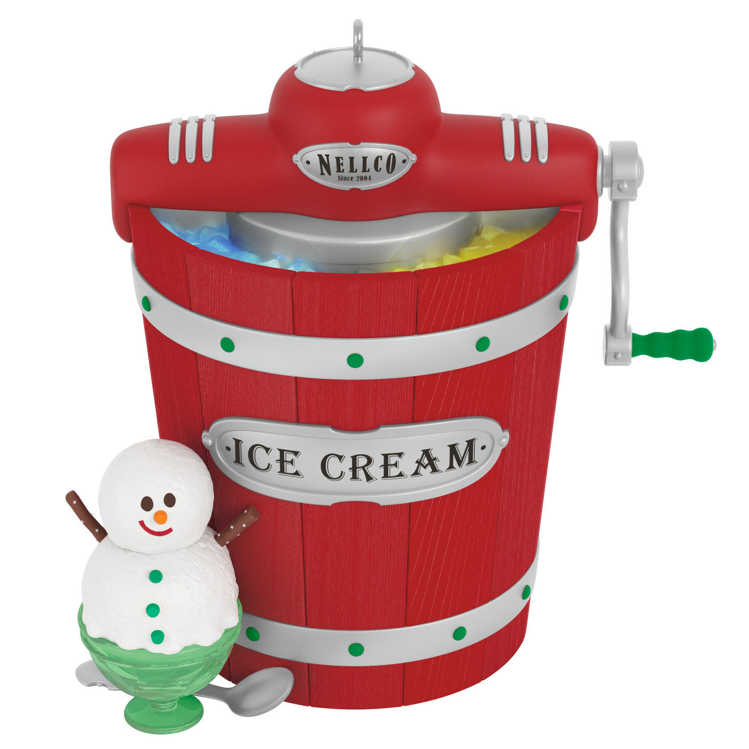 Nellco Ice Cream Maker Musical Ornament With Light