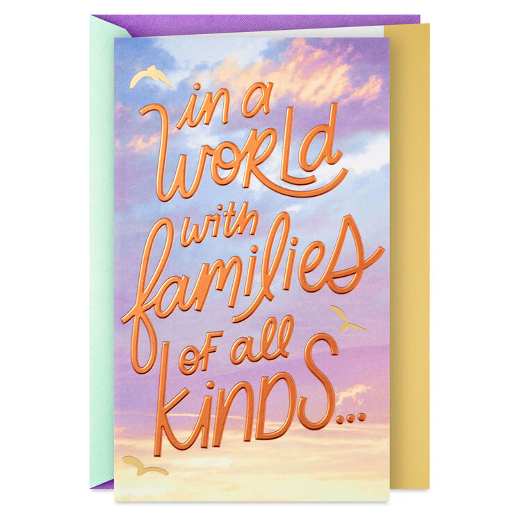 Grateful to Be in This Family Birthday Card for Relative