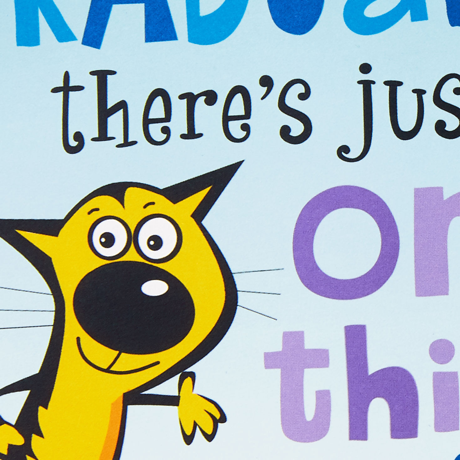 Cartoon Cat with Party Horn Musical Graduation Card Card Front Detail image number 4