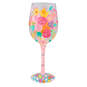 Lolita Glad You're My Mom Handpainted Wine Glass, 15 oz., , large image number 2