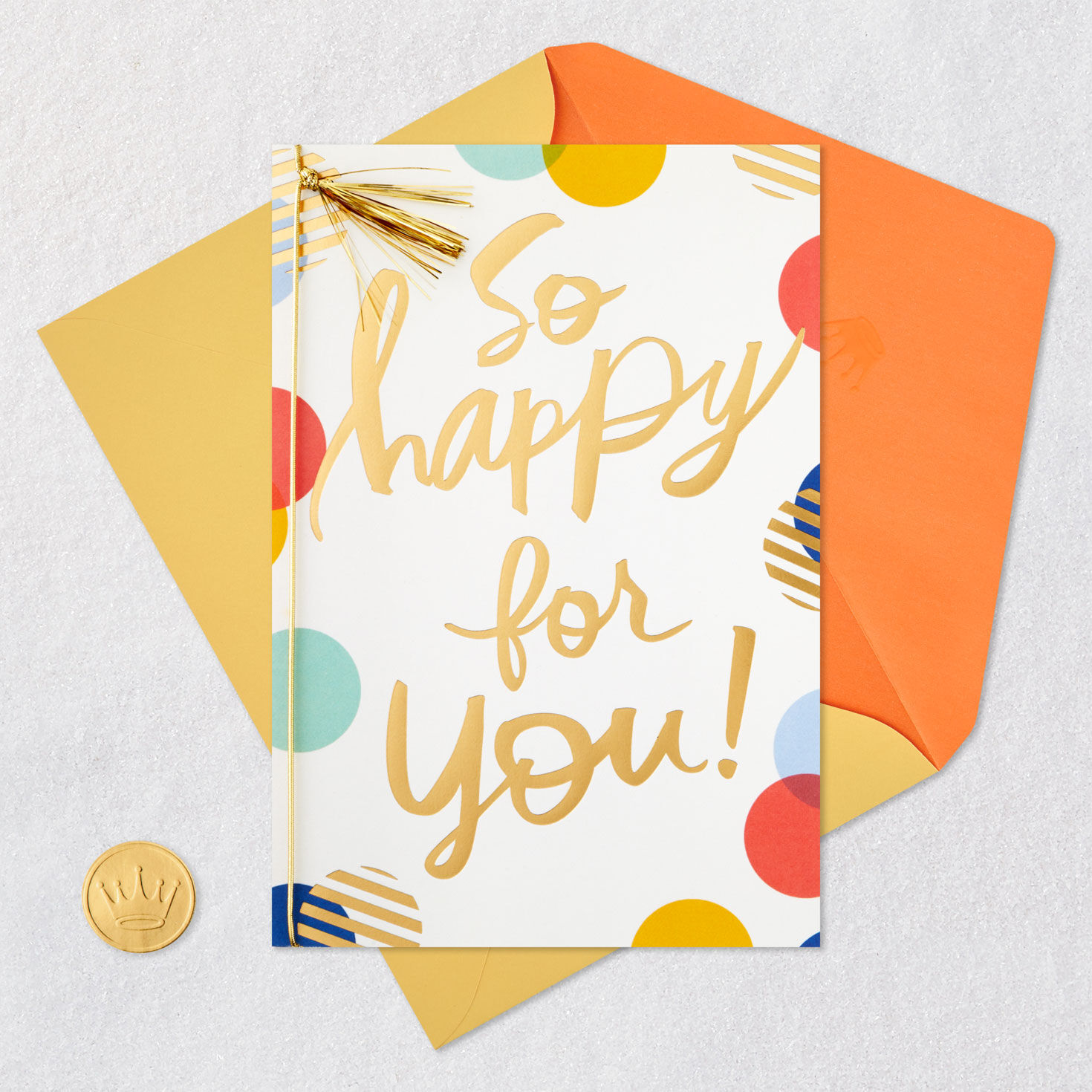 So Happy for You! Congratulations Card - Greeting Cards | Hallmark
