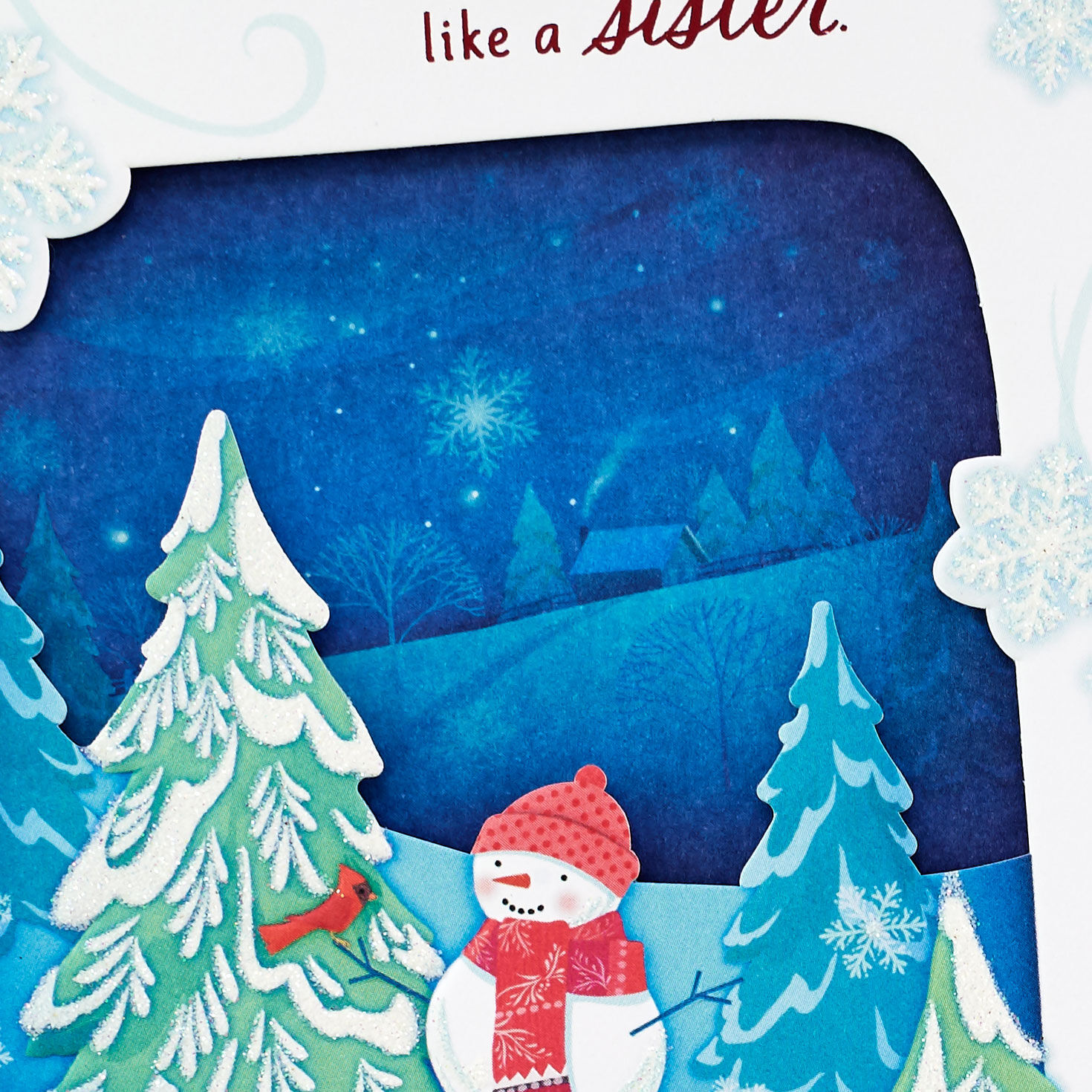 Our Connection Means So Much Christmas Card for Sister, , large image number 5