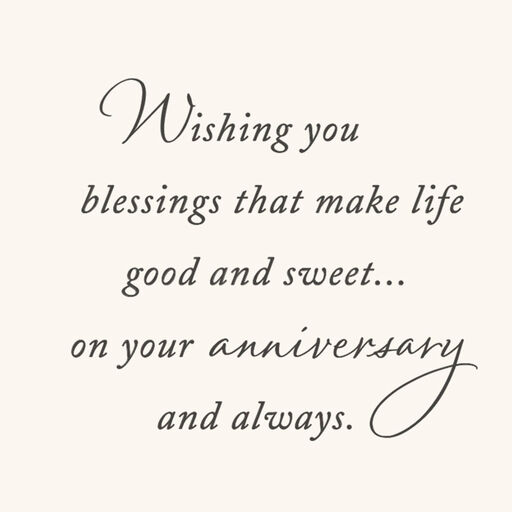 Blessings for the Two of You Anniversary Card, 