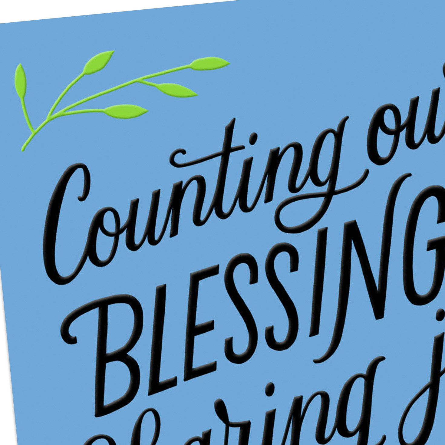 Apples on Blue Jewish New Year Cards Pack Cover Detail image number 4