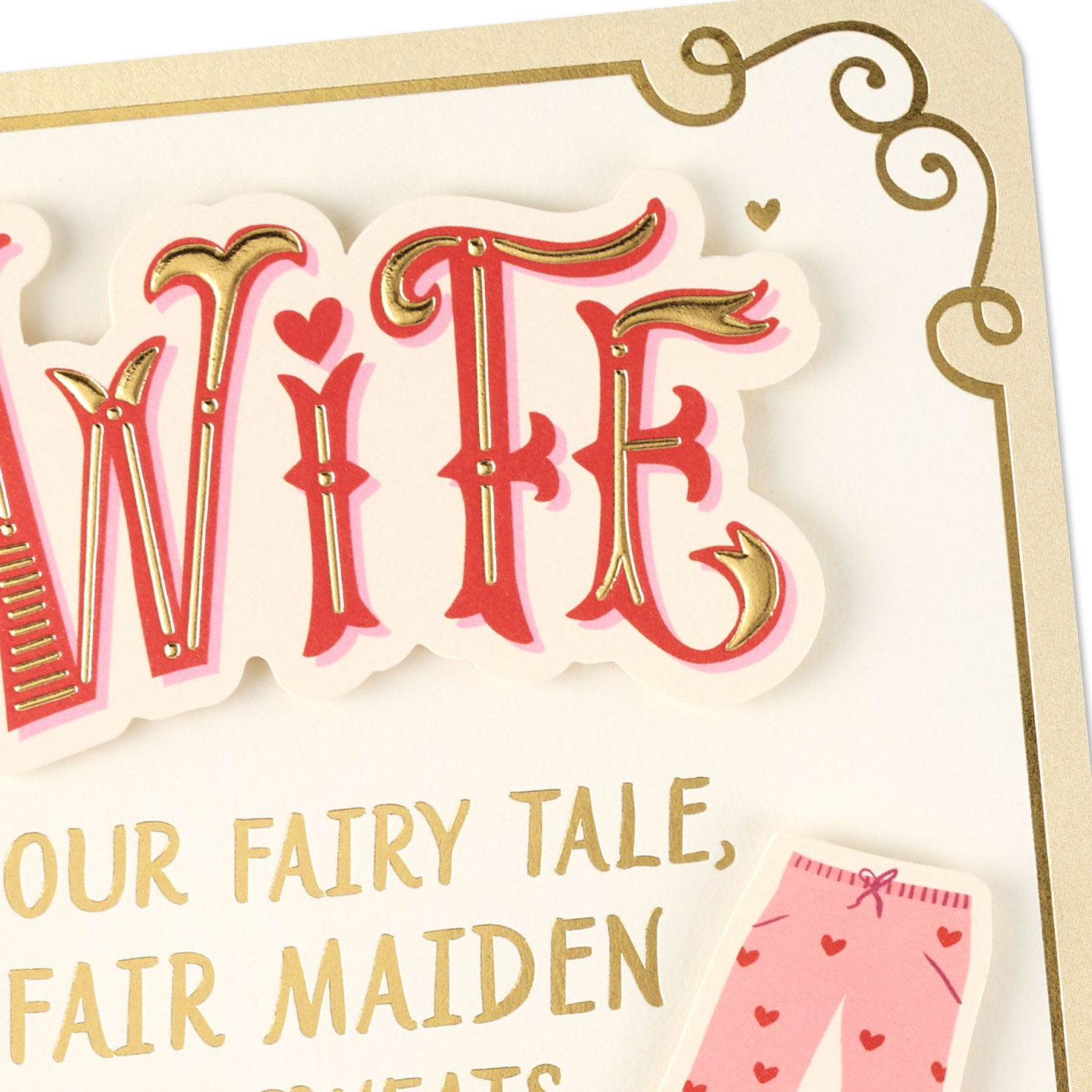 Storybook Cover Valentine's Day Card for Wife Card Front Detail image number 5