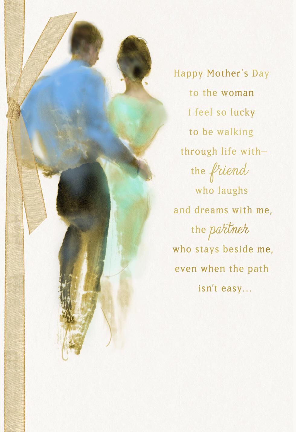The Woman I Love Mother's Day Card for Wife