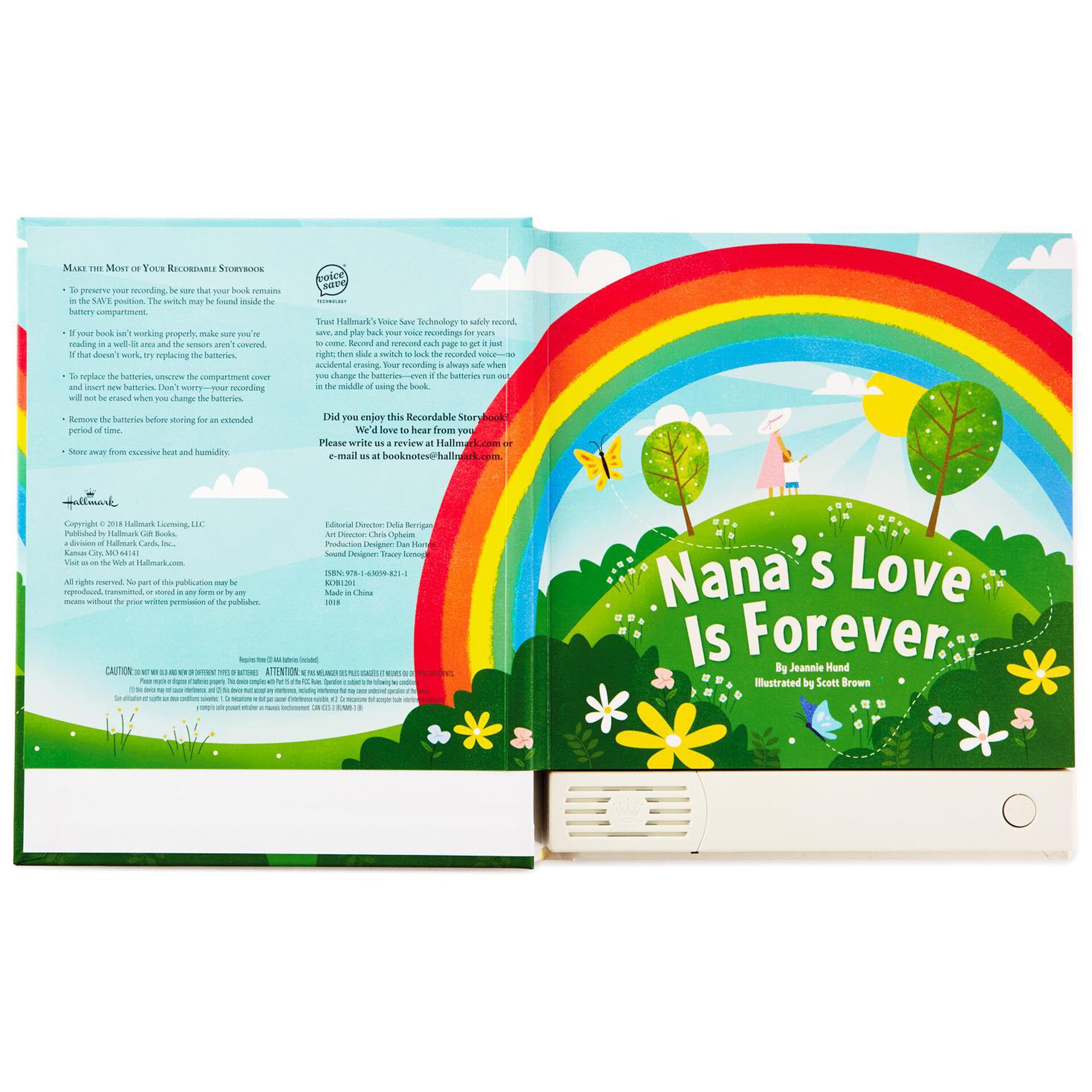 Nana's Love Is Forever Recordable Storybook Recordable Storybooks