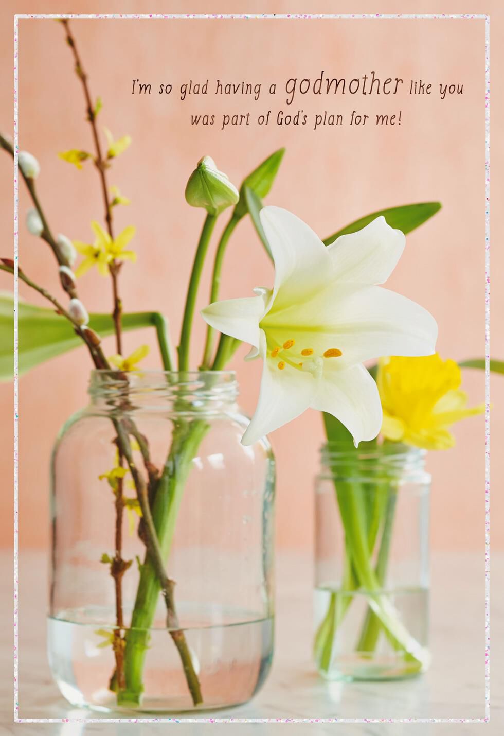Thankful for You Easter Card for Godmother