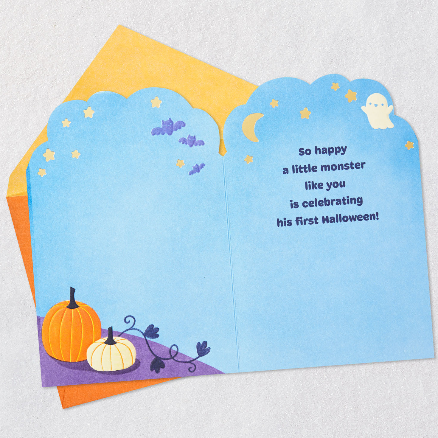 Little Green Monster First Halloween Card for Boy for only USD 3.99 | Hallmark