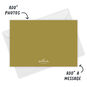 Joy Peace Love on Green Personalized Photo Card Card back with Envelope indicating personalization image number 3