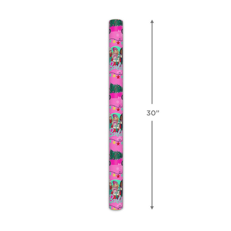 Barbie and Friends Christmas Wrapping Paper Roll Measurement image number 5