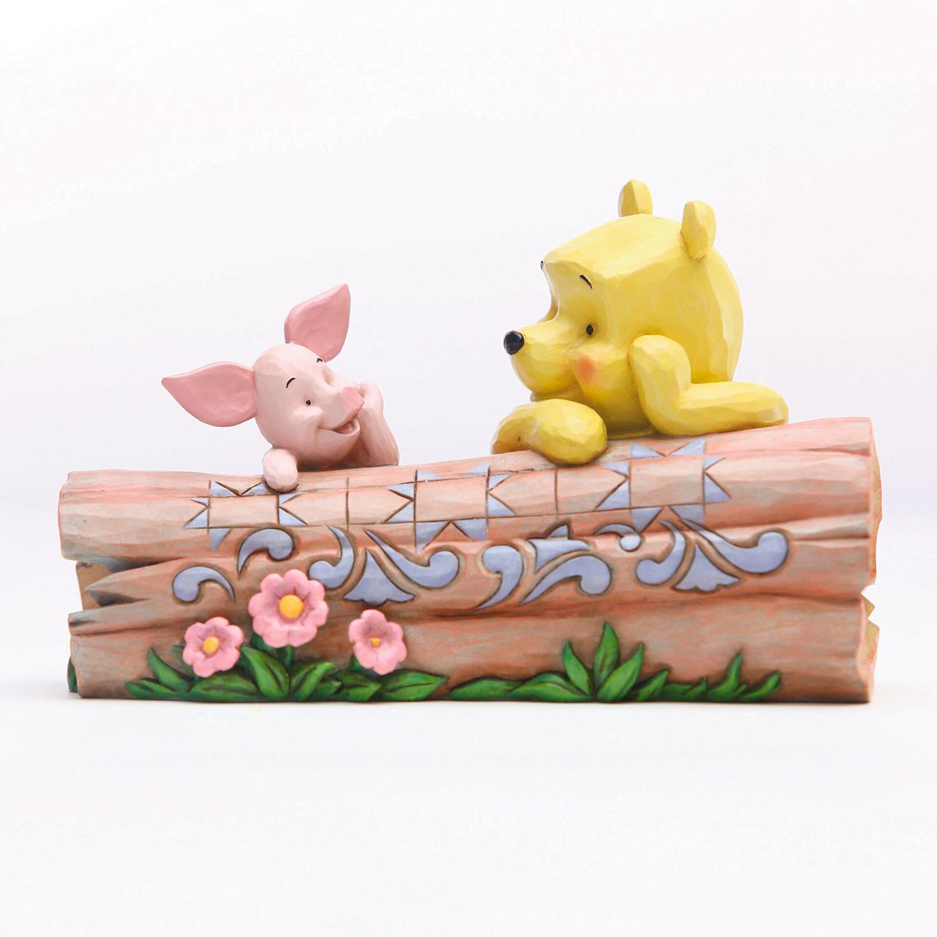 Jim Shore Disney Pooh And Piglet By A Log Mini Figurine 3 75 Figurines Hallmark All characters and images displayed on this page � walt disney company, all rights reserved. jim shore disney pooh and piglet by a log mini figurine 3 75