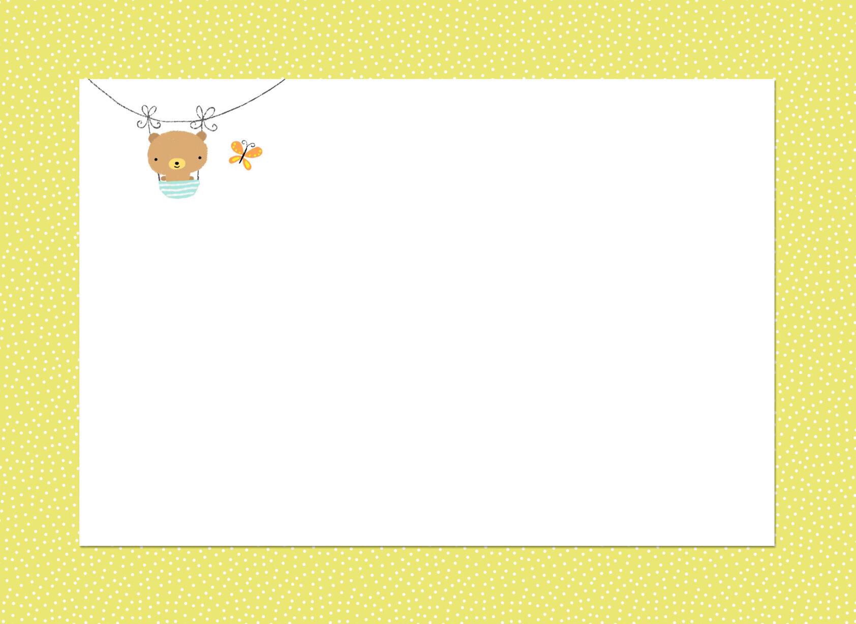 Clothesline and Baby Stroller Blank Congratulations Card
